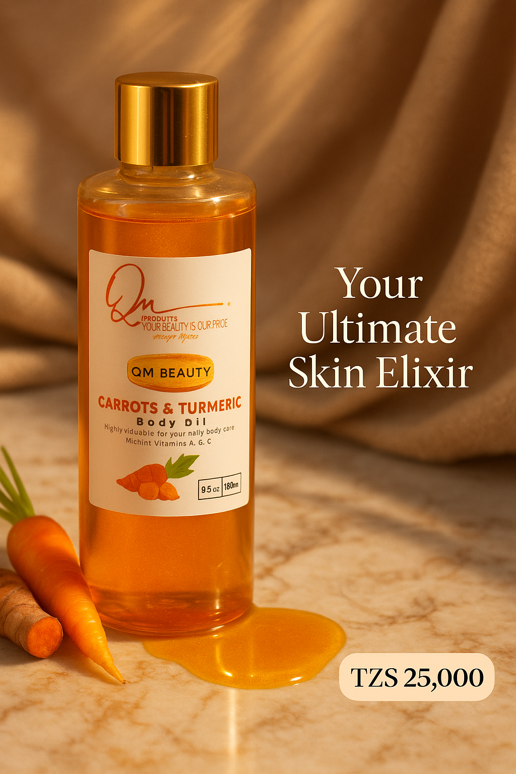 Carrots & Turmeric Body Oil thumbnail 4